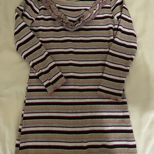 Andy & Evan Multicolor Striped Dress